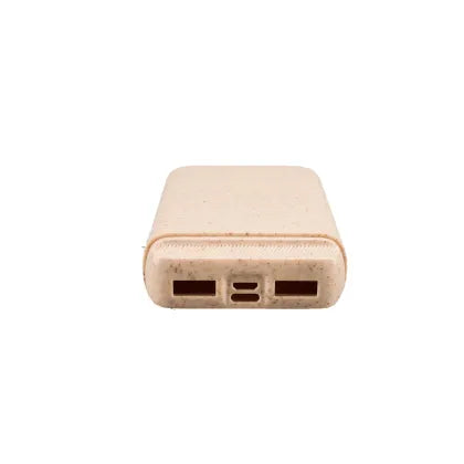 Biodegradable Wheat Straw mini Power Bank 10000mAh
