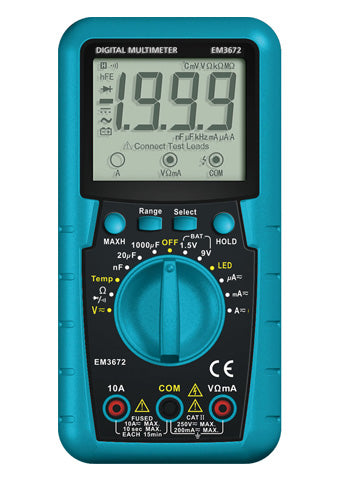 ЦИФРОВОЙ МУЛЬТИМЕТР Модель: EM3672