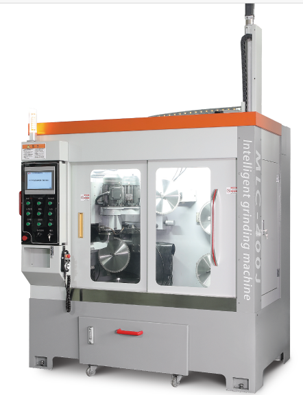 MLC-400J 3-осевой шлифовальный станок для боковых углов пильных полотен (с 3-осевым манипулятором фермы)
