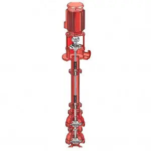 Вертикальный пожарный насос