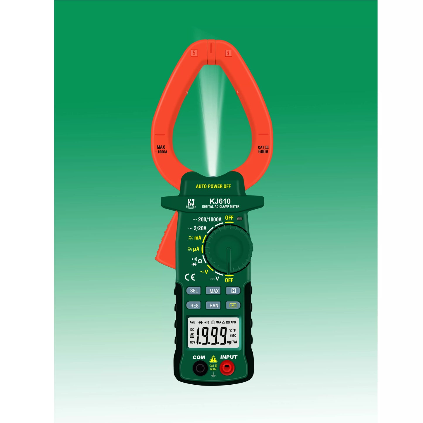 Цифровой токоизмерительный мультиметр KJ610