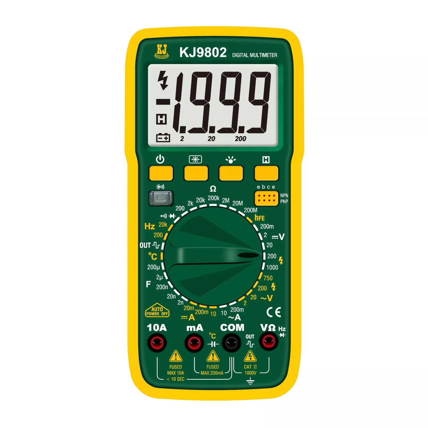 Raqamli multimetr KJ9802