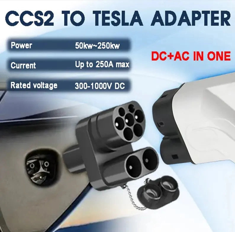 CCS2 для Tesla адаптер DC быстрое зарядное устройство EV адаптер CCS2 EV преобразователь DC EV зарядный адаптер 250A для Tesla