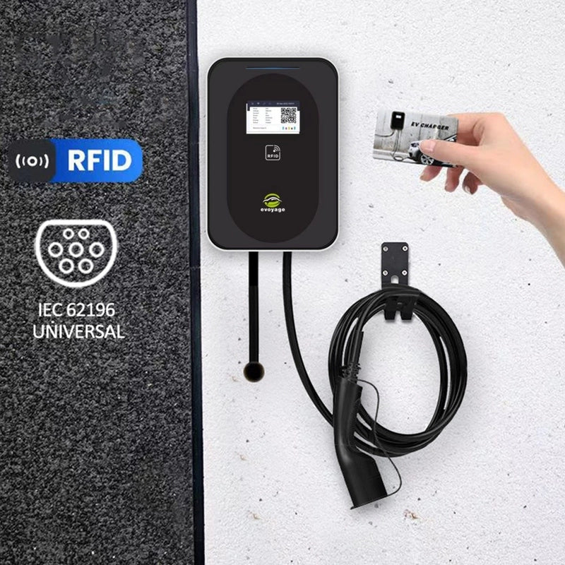 16A / 32A Wallbox Home EV zaryadlash stansiyasi 22KW 11KW 7KW 1/3 Fazali IEC 62196-2 vilkasi