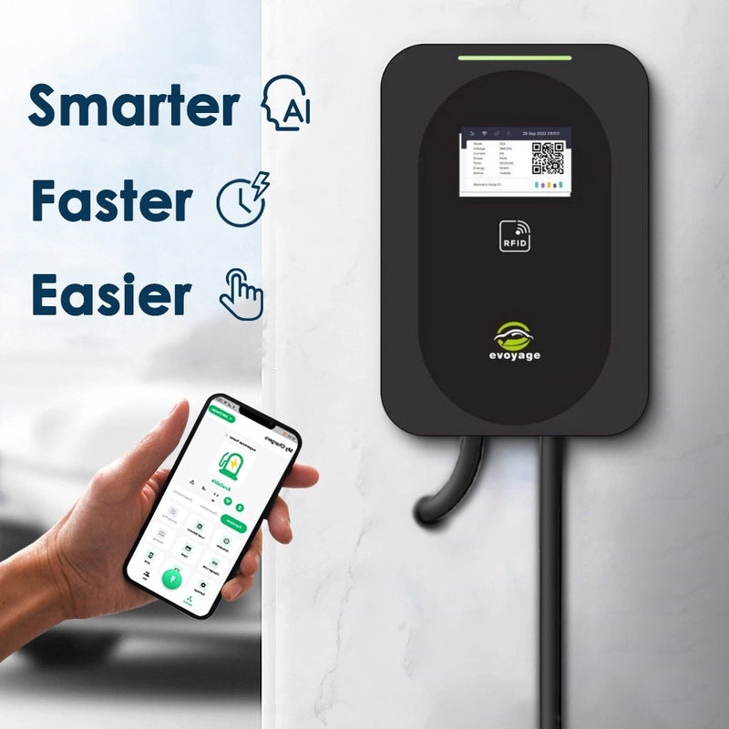 16A / 32A Wallbox Home EV zaryadlash stansiyasi 22KW 11KW 7KW 1/3 Fazali IEC 62196-2 vilkasi