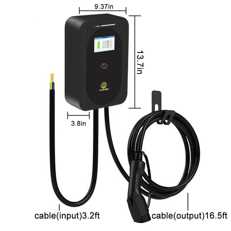 16A / 32A Wallbox Home EV zaryadlash stansiyasi 22KW 11KW 7KW 1/3 Fazali IEC 62196-2 vilkasi