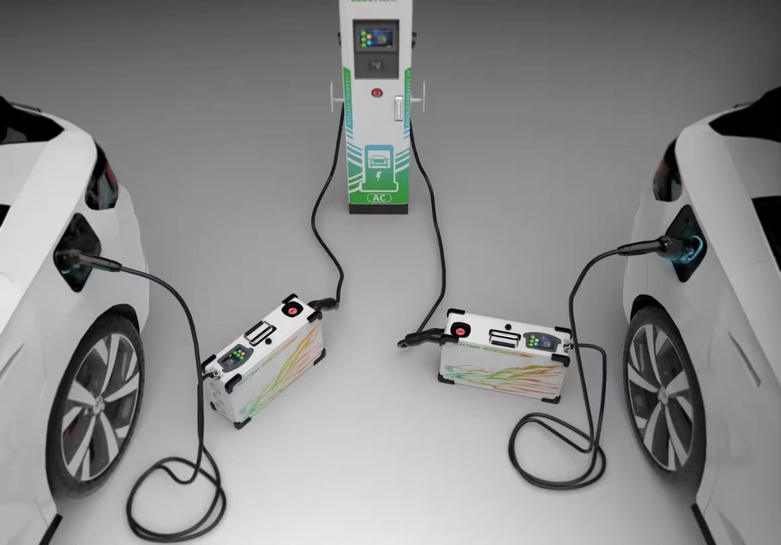 15 кВт / 20 кВт портативные станции быстрой зарядки постоянного тока EV Charger CCS / Tesla / CHAdeMO / GBT