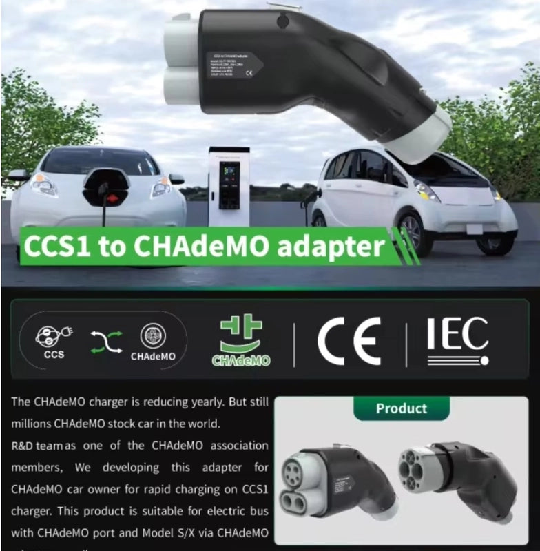 Североамериканский адаптер EVSE CCS1 для CHAdeMO адаптер для Nissan DC ConverterСевероамериканский адаптер EVSE CCS1 для CHAdeMO адаптер для Nissan DC Converter