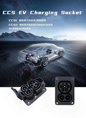 CCS 1 Combo 1 розетка для зарядки электромобиля, вход 80A 150A 200A IEC 62196-3 CCS1