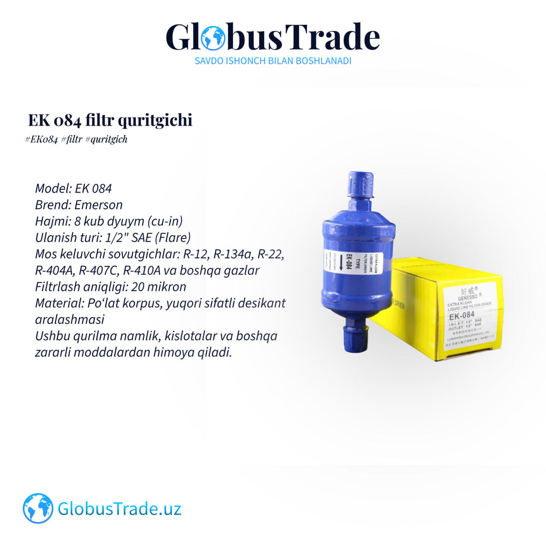 EK 084 filtr quritgichi