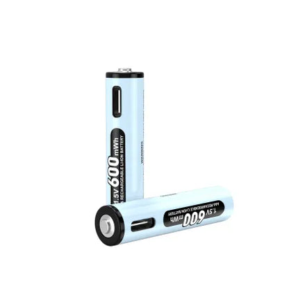Rechargeable Lithium AAA Battery 600mWh