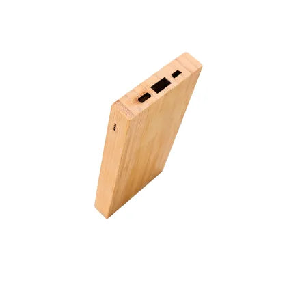 Eco-Friendly Biodegradable Bamboo Power Bank 10000mAh