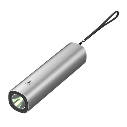 Portable Aluminum Power Bank 5000mAh With Flashlight