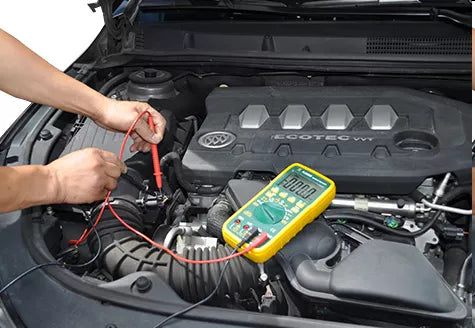 KJ9808 qo'lda diapazonli avtomobil multimetri