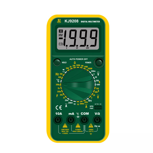 KJ9208 raqamli multimetr