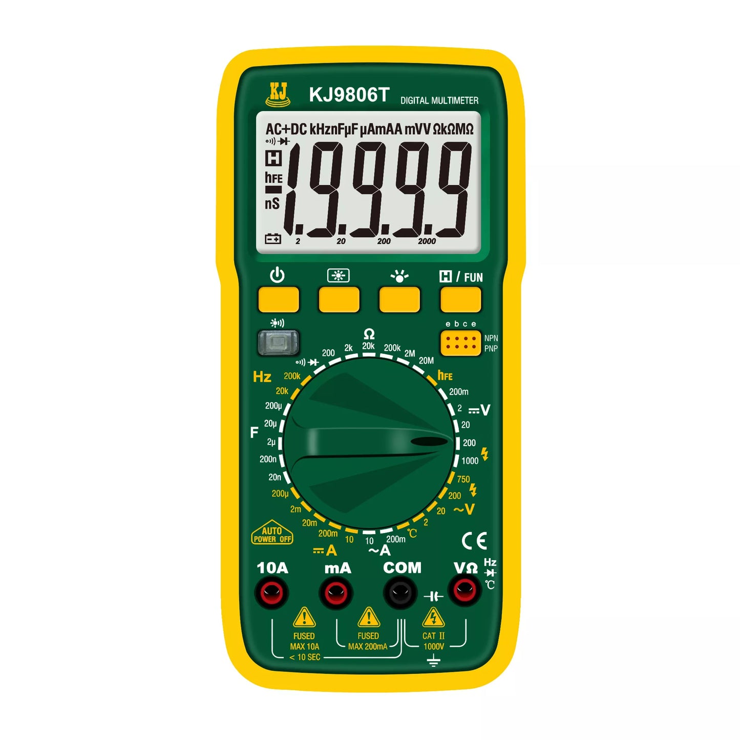 Raqamli multimetr KJ9806T (yangi yangilanish)