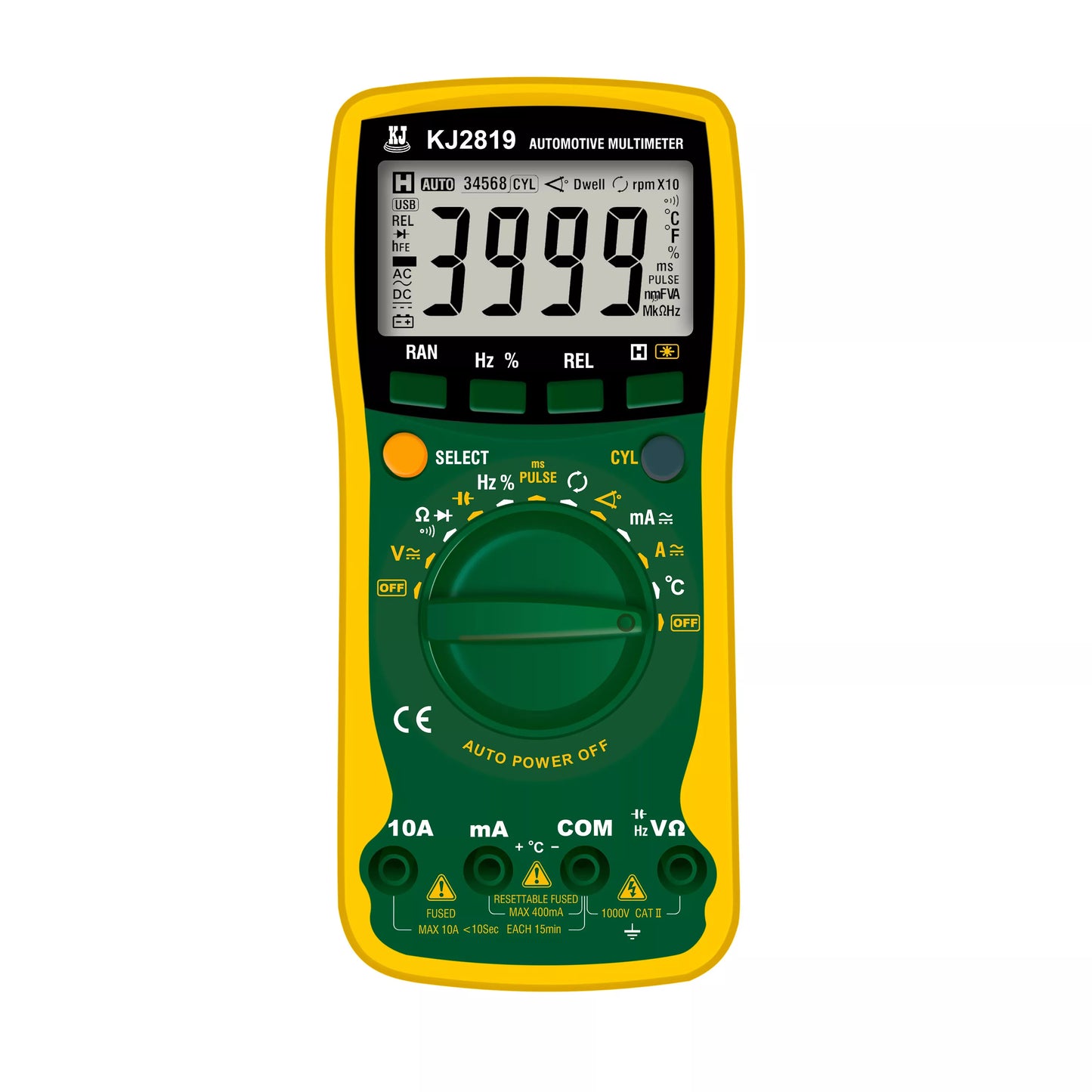 KJ2819 Avtomobil multimetri