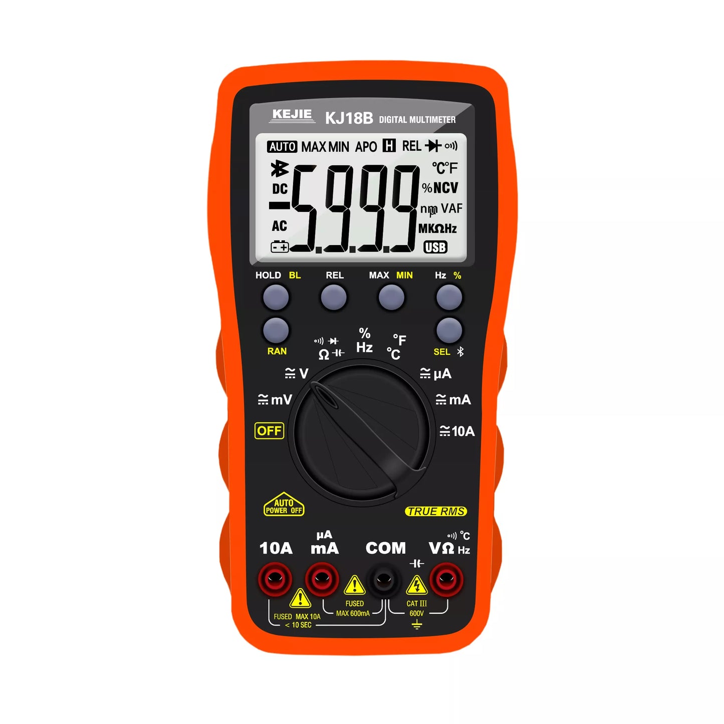 KJ18B (Yangi) Bluetooth raqamli multimetri