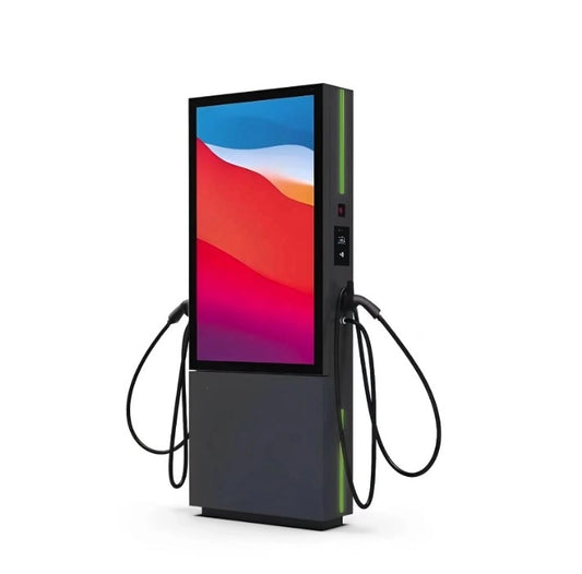 380V Dual Gun EVSE zaryadlash stansiyasi 22KW 44kW 2-toifa EV kabeli EV tez zaryadlovchi
