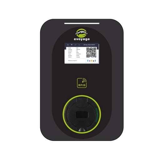 3 fazali 22 kVt 32A EVSE zaryadlash stansiyasi WIFI 4G APP Wallbox EV 2-toifa DLB bilan zaryadlovchi