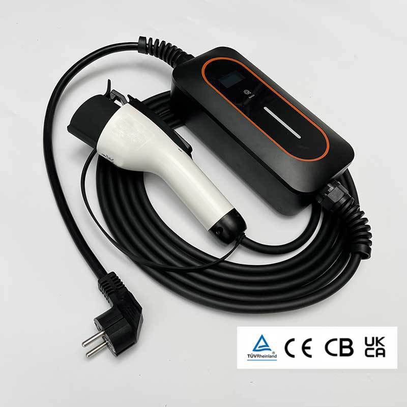 Portable Type 1 Electric Car Charger 16A 3.6kw EV Charger With SAE J1772 EV Connector