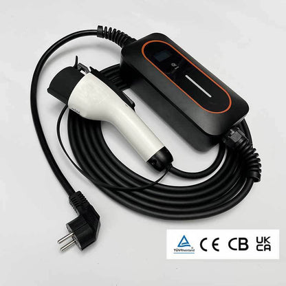 Portable Type 1 Electric Car Charger 16A 3.6kw EV Charger With SAE J1772 EV Connector