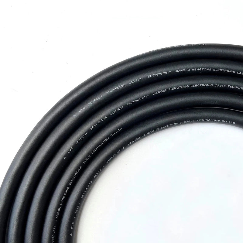 Портативное зарядное устройство для электромобилей Type 2 32A 7kW EV зарядная станция с ЖК-дисплеем и регулировкой тока