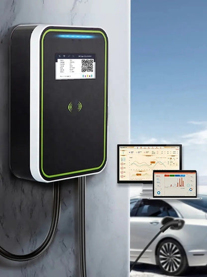 OCPP 1.6J 32A 3 фазы Wallbox EV зарядное устройство Pile 7kw - 22kw 380V Wallbox зарядное устройство для электромобиля