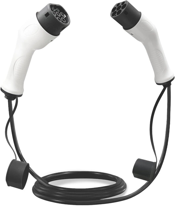 Кабель для зарядки электромобиля Type 2 в Type 2 Mode 3 1/3 фазы 3,6 кВт 7 кВт 11 кВт 22 кВт