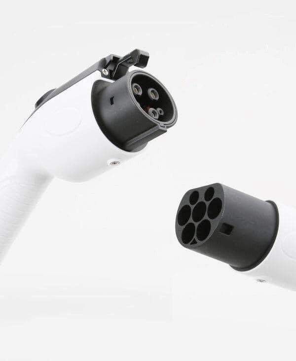 32A Тип 2 к Типу EV зарядный кабель IEC 62196-2 / SAE J1772 для автомобилей США