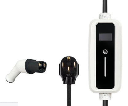 NACS Tesla Портативное зарядное устройство для электромобилей 40A Мобильные зарядные устройства для электромобилей с вилкой Nema 14-50