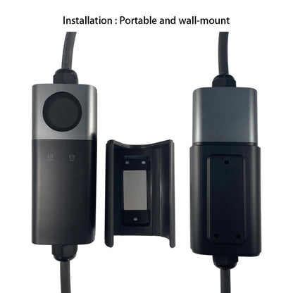 32A Портативное зарядное устройство для электромобиля с приложением WIFI Bluetooth Зарядное устройство для электромобиля Type 2 7 кВт