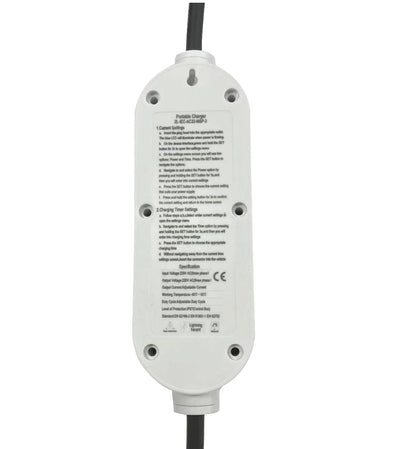 Портативные мобильные зарядные устройства для электромобилей GB/T 16A 11kw Type 2 с ЖК-дисплеем