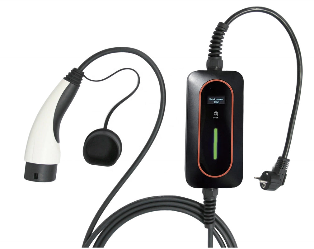Портативное зарядное устройство для электромобиля типа 1 8A 10A 13A 16A регулируемое с вилкой Schuko