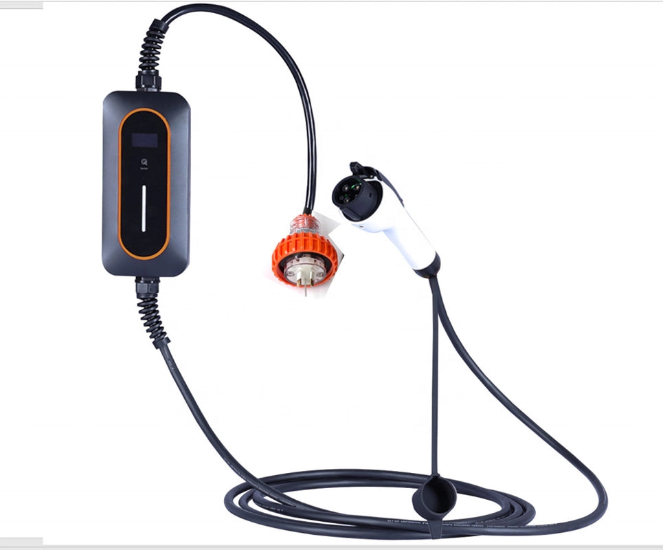 3.6KW Level 2 зарядное устройство для электромобиля Mobile Mode 2 зарядное устройство для электромобиля 8A 10A 15A регулируемое