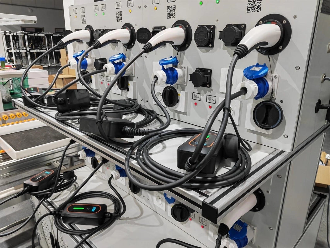 AC Home Portable GB/T EV Charger 230V Electric Car Charger 7kw 32a