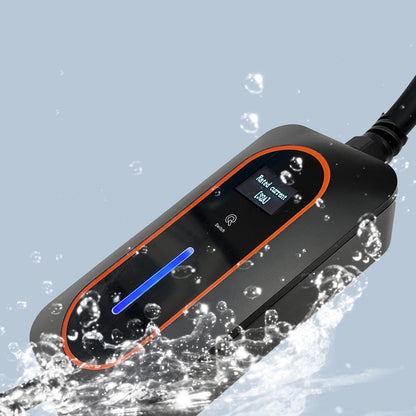 Портативное зарядное устройство для электромобиля переменного тока типа 2 с вилкой Schuko 16A и ЖК-дисплеем