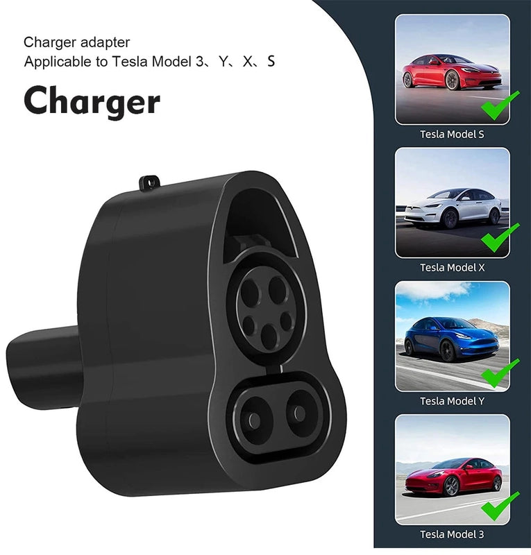 Адаптер CCS для Tesla, адаптер зарядного устройства CCS1 для Tesla Model 3, Y, S, X, 250 кВт/250 А/1000 В постоянного тока Fast CCS для Tesla