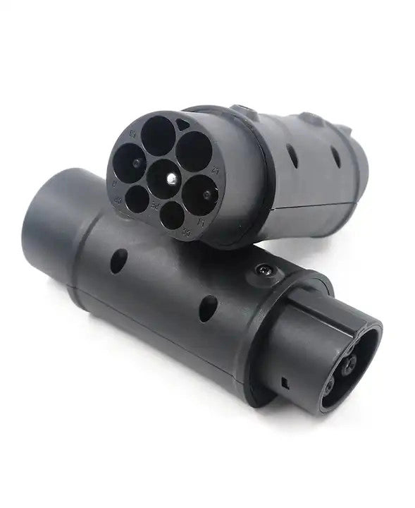 2-toifa 1-toifa EVSE adapter IEC 62196 dan SAE J1772 ga elektr avtomobil zaryadlovchi adapter