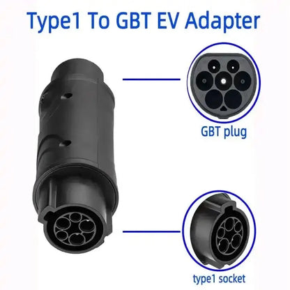 Разъем для зарядки электромобиля Тип 1 для адаптера GBT Адаптер для зарядки электромобиля SAE J1772 для адаптера GB/T для зарядки электромобиля