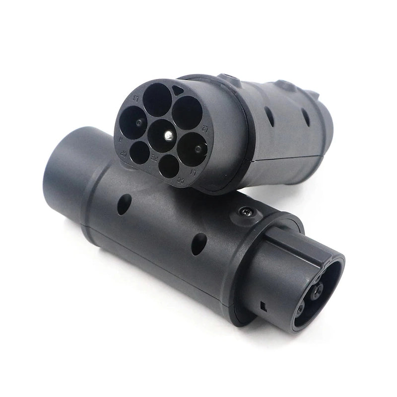 Адаптер зарядного устройства для электромобиля типа 2 - типа 1 ICE 62196 с разъемом J1772, зарядный адаптер 16A/32A 230V, автомобильное зарядное устройство, преобразователь Electri