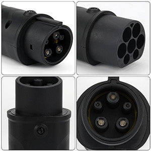 Адаптер зарядного устройства для электромобиля типа 2 - типа 1 ICE 62196 с разъемом J1772, зарядный адаптер 16A/32A 230V, автомобильное зарядное устройство, преобразователь Electri