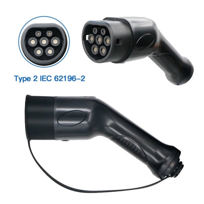 Кабель для зарядки электромобиля ТИП 2, гнездовой (со стороны автомобиля), 32 А - 22 кВт