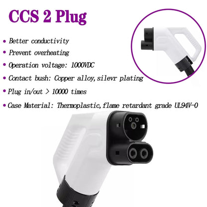 CCS2 Plug 80A 150A 200A 300A 1000V CCS кабель для быстрой зарядки электромобилей