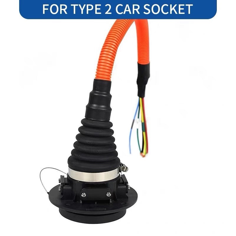 IEC62196-2 EV Zaryadlovchi aksessuarlar Erkaklar 2-toifa EV zaryadlash rozetkasi AC 240 - 415V IP54