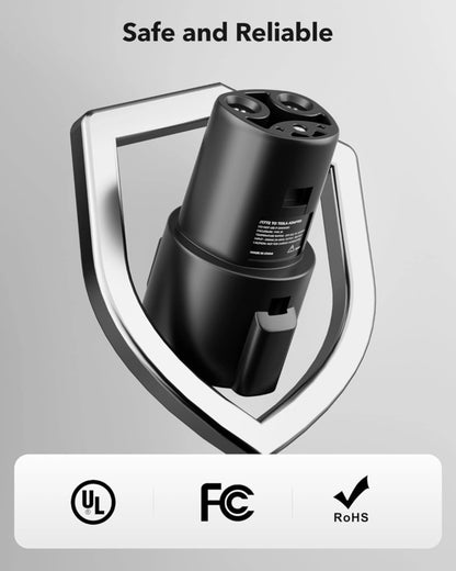 Portativ J1772 Tesla zaryadlash adapteri 60A 250V AC Sae J1772 Tesla adapteri