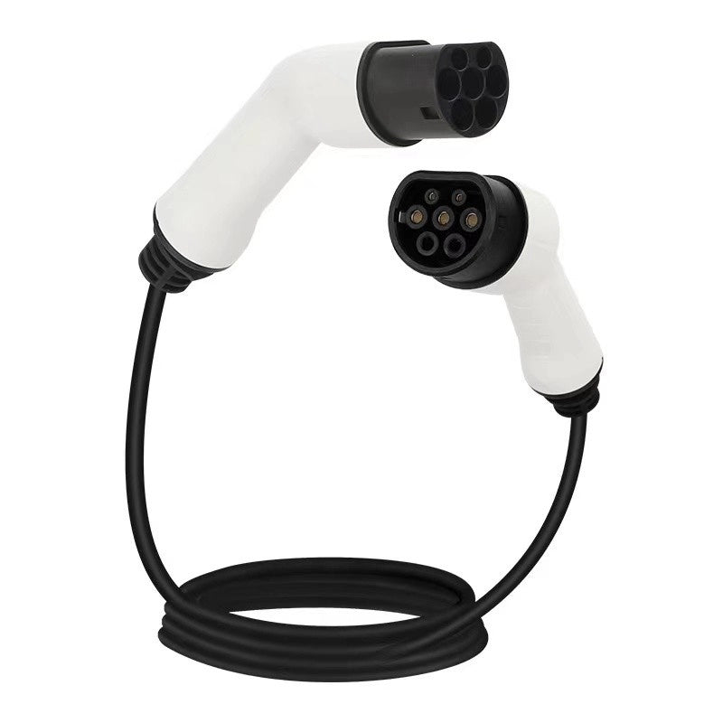 Кабель для зарядки электромобиля типа 2-2, 32 А, 22 кВт, 7 кВт, 1/3 фазы, разъем для зарядки электромобиля