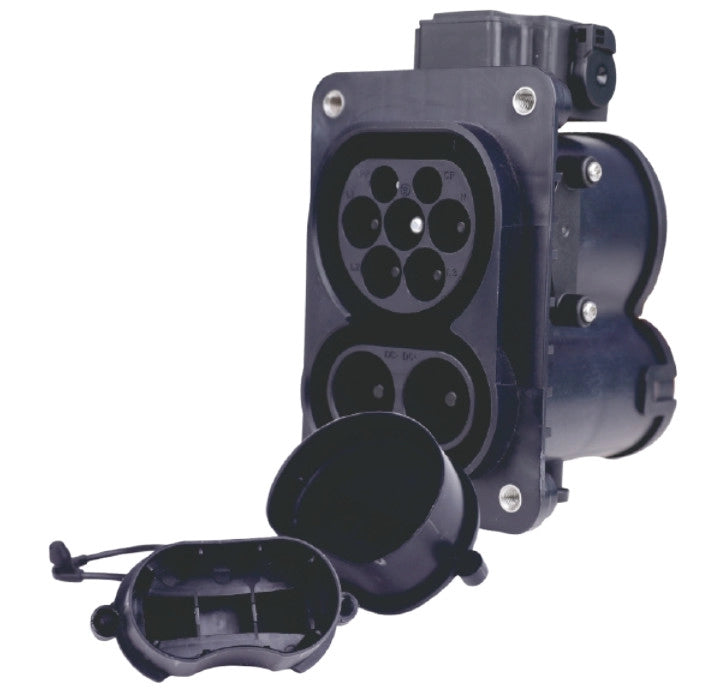 CCS2 Female Connector Combo 2 EV Socket CCS2 EV Inlet 80A/150A/200A/250A/300A EV Зарядное гнездо для DC EV Station