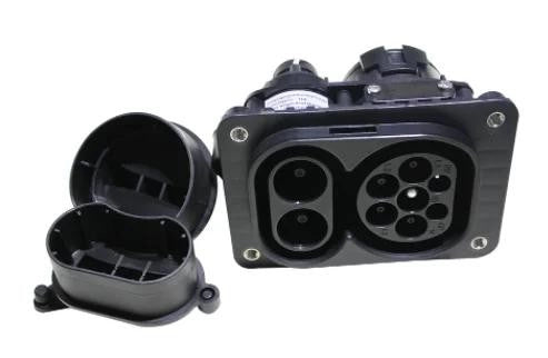 CCS2 Female Connector Combo 2 EV Socket CCS2 EV Inlet 80A/150A/200A/250A/300A EV Зарядное гнездо для DC EV Station