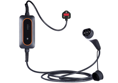 10A UK 3 PIN Plug To Type 1/ Type 2 EV Charging Station Wallbox Portable For EV / PHEV